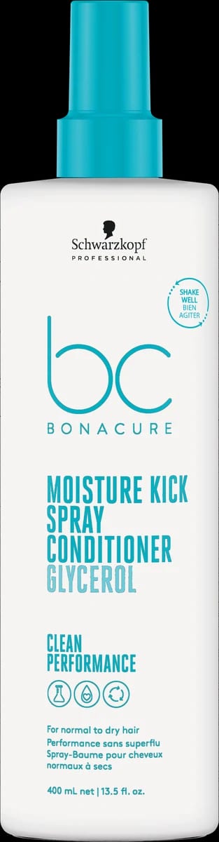 מרכך ספריי Bonacure Moisture Kick · 400 מ״ל