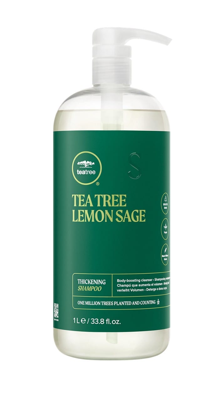שמפו לימון ומרווה · LEMON SAGE THICKENING SHAMPOO · 1liter