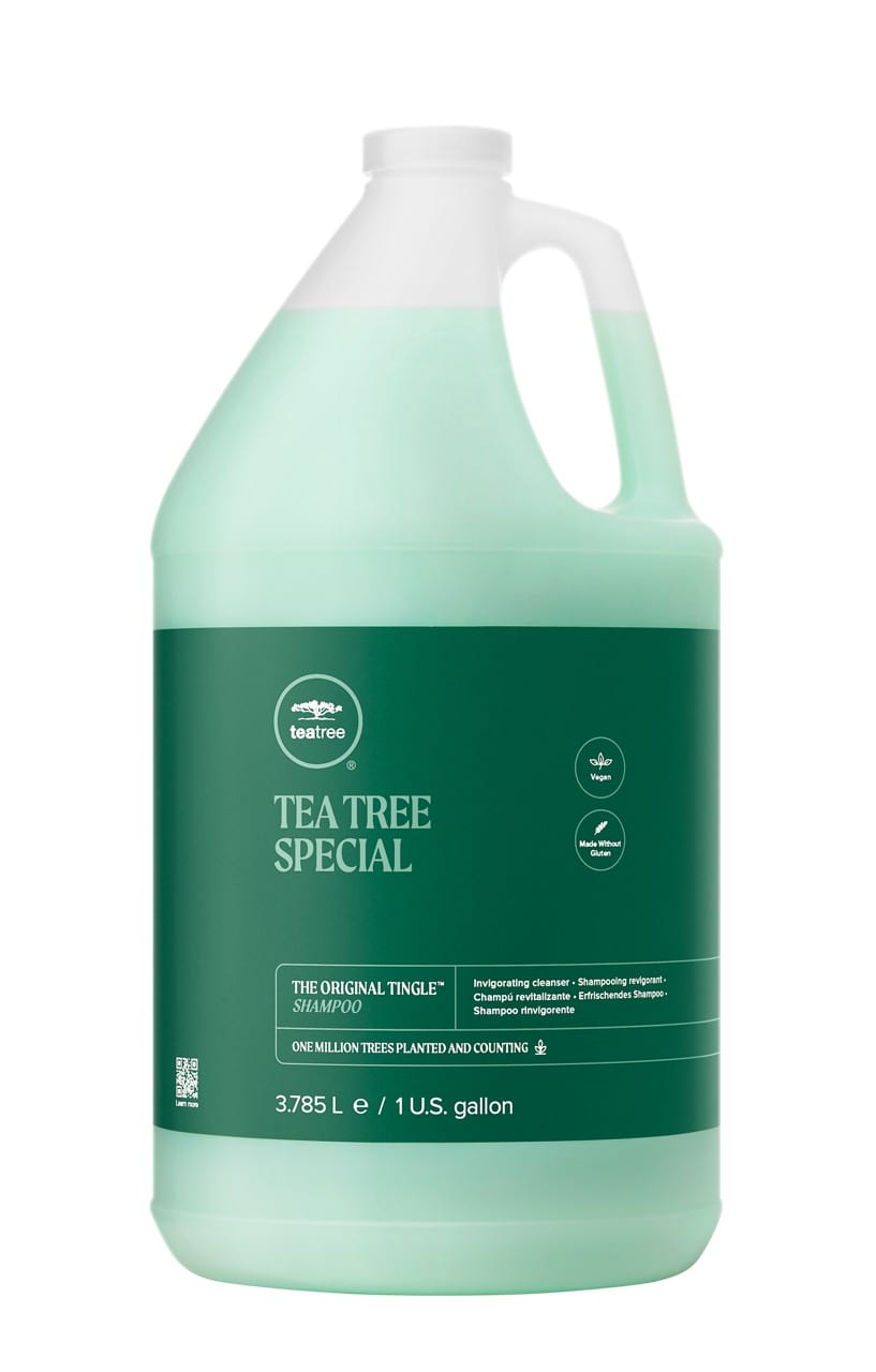 שמפו טי טרי · TEA TREE SPECIAL SHAMPOO · 1gallon
