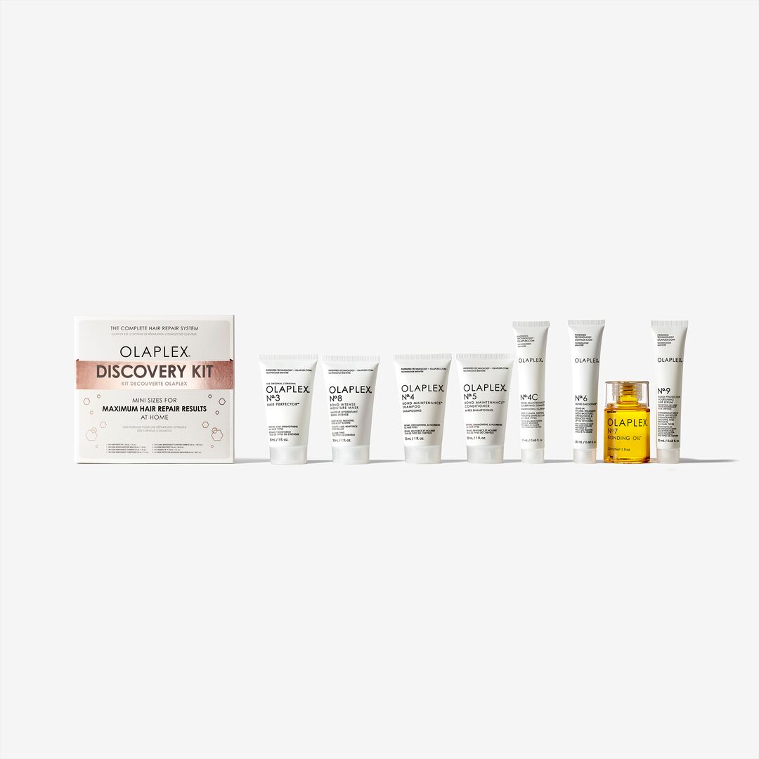 Discovery Kit של OLAPLEX בצילום מוצר מקורי